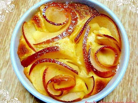 母の日スイーツ リンゴの薔薇ケーキ レシピ 作り方 By デラみーやん 楽天レシピ